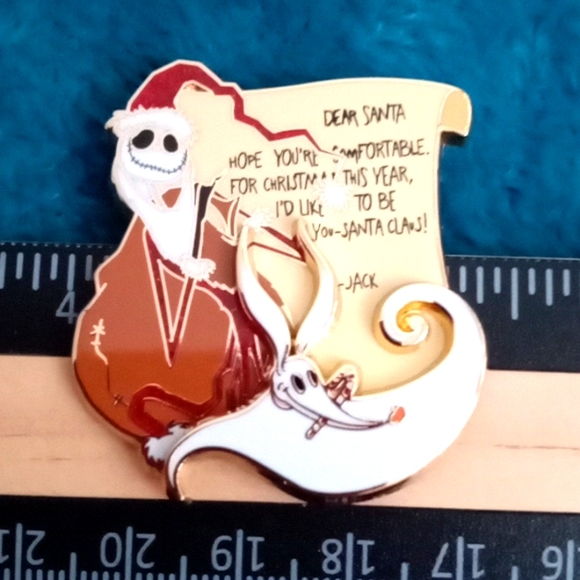 DISNEY 2021 LIMITED EDITION DISNEY LETTERS JACK SKELETON - Picture 5 of 6